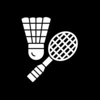 diseño de icono de vector de bádminton