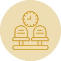 Waiting Room Vector Icon Design