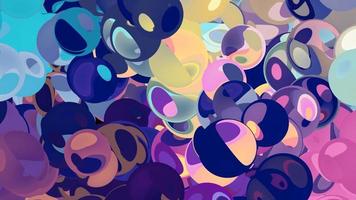 Bubble Playful Abstract Illustration Background photo