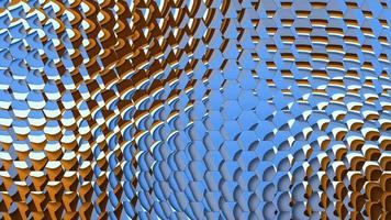 Geometric Colorful Hexagon Scale Abstract Glass Blur Background Wallpaper photo