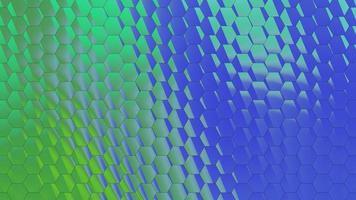 Geometric Colorful Hexagon Scale Abstract Glass Blur Background Wallpaper photo