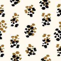 Seamless hand draw polka dots pattern. photo