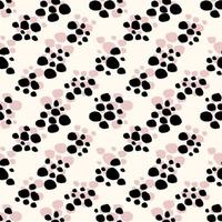 Seamless hand draw polka dots pattern. photo