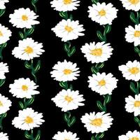 Seamless hand draw floral pattern, illustration flowers pattern. photo