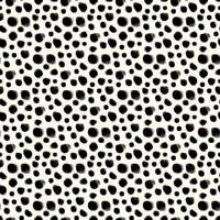 Seamless hand draw polka dots pattern. photo