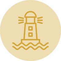 Lighthouse Vector Icon Design