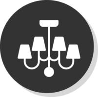 Chandelier Vector Icon Design