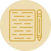 Contract Vector Icon Design