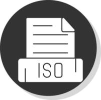 diseño de icono de vector iso