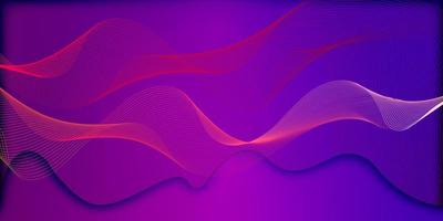 Colorful geometric wave curved lines background. Beautiful wireframe mesh element. Glowing Futuristic technology concept. Flowing wave lines isolated on gradient background. Connection structure. photo