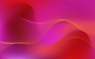 Colorful geometric wave curved lines background. Beautiful wireframe mesh element. Glowing Futuristic technology concept. Flowing wave lines isolated on gradient background. Connection structure. photo