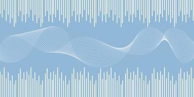 Beautiful white sound style wave line. Abstract wave line background. Equalizer isolated design. photo