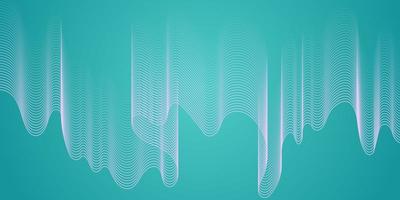Colorful geometric wave curved lines background. Beautiful wireframe mesh element. Glowing Futuristic technology concept. Flowing wave lines isolated on gradient background. Connection structure. photo