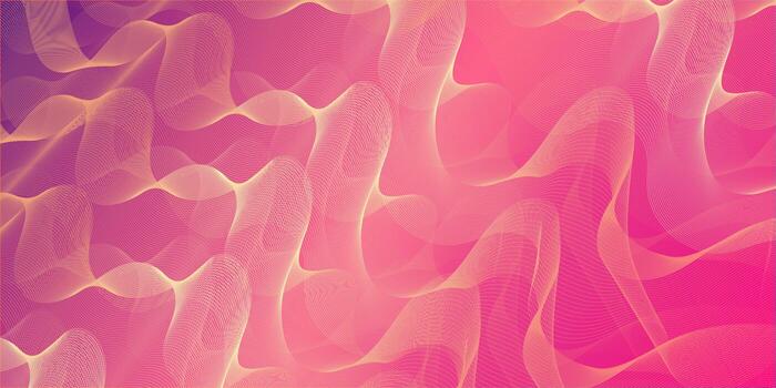 Colorful geometric wave curved lines background. Beautiful wireframe mesh element. Glowing Futuristic technology concept. Flowing wave lines isolated on gradient background. photo