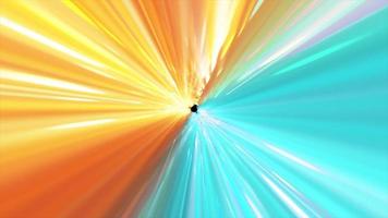 abstrakt lysande Plats tunnel flygande på hög hastighet från ljus energi trogen avancerad rader bakgrund. video 4k