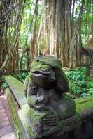 Ancient traditional balinese statue. Ubud photo
