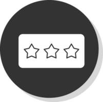 Star Rating Vector Icon Design