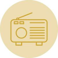 diseño de icono de vector de radio