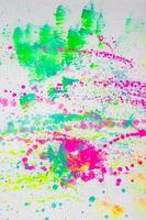 Bright colorful creative abstract art photo