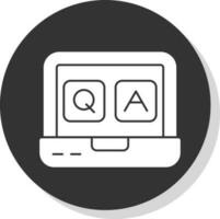 QA Vector Icon Design