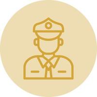 Taxi Driver Vector Icon Design