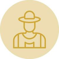 Farmer Vector Icon Design