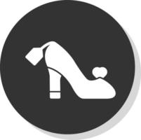 Female Footwear Vector Icon Design