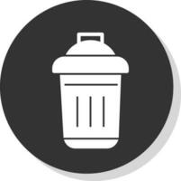 Dustbin Vector Icon Design