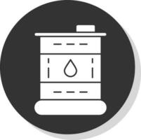 Oil Barrel Vector Icon Design