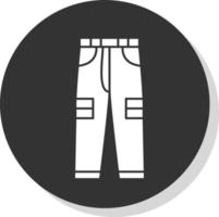 diseño de icono de vector de pantalones