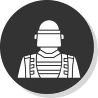 diseño de icono de vector de soldado