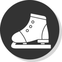 Figure Skating Vector Icon Design