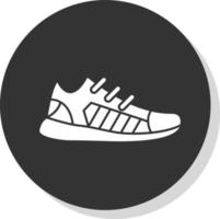 diseño de icono de vector de zapatillas