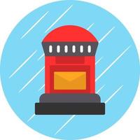 Postbox Vector Icon Design