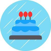 Birthday Cake Vector Icon Design