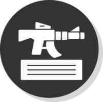 Knocked Out Vector Icon Design