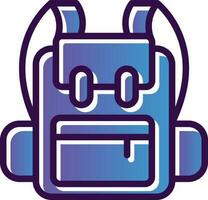 Backpack Vector Icon Design