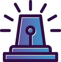 Security Alarm Vector Icon Design