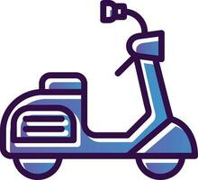 diseño de icono de vector de scooter