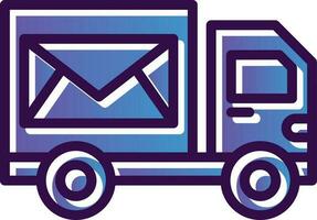 diseño de icono de vector de servicio postal