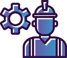 diseño de icono de vector de ingeniero