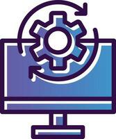 diseño de icono de vector de sistema operativo