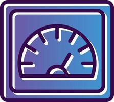 diseño de icono de vector de velocidad o metro