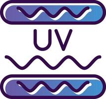 diseño de icono de vector ultravioleta