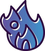 diseño de icono de vector de fuego