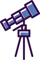 Telescope Vector Icon Design