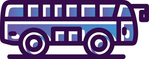 Bus Vector Icon Design