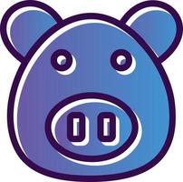 Pig Vector Icon Design