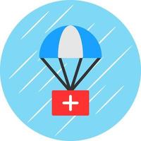 diseño de icono de vector de lanzamiento aéreo