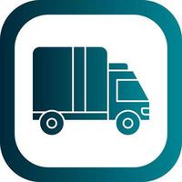 Delivery Truck Vector Icon Design